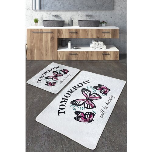  Tomorrow djt multicolor bathmat set (2 pieces) Cene