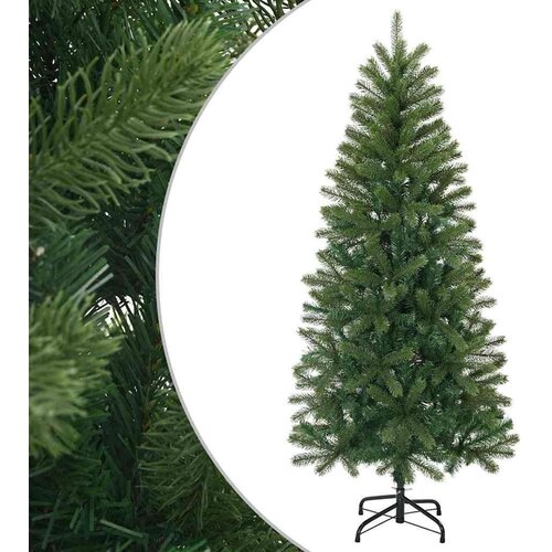 VidaXL Umjetno božićno drvce s stalakom Zelena 120 cm PVC, PE i čelik Slike