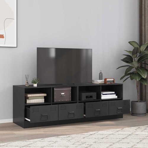 TV ormarići 2 kom crni 67 x 39 x 44 cm čelični Cene