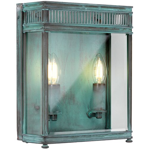 Elstead Lighting Elstead Holborn Zunanja stenska svetilka Verdigris, IP44, (22099863) Cene