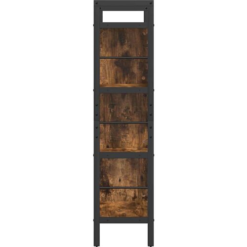  Polica Dimljeni hrast 75 x 30 x 123 5 cm Konstruirano drvo Slike