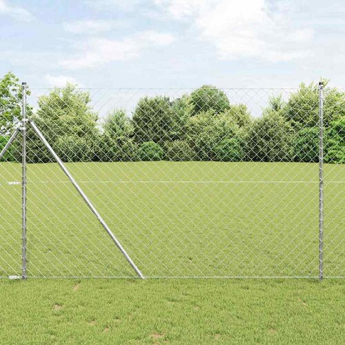  Stup za ogradu Srebrno 10 x 1,5 m (60 x 60 mm mreža) Čelik Cene