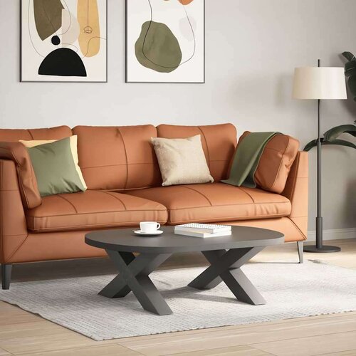  noge za stolić u obliku slova X 2 kom antracit 70x(30-31) cm Slike