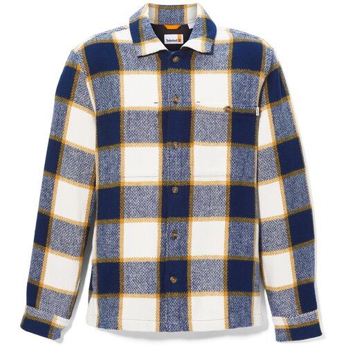 Timberland Srajca dimno modra / svetlo oranžna / bela Slike