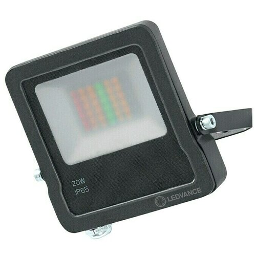 Ledvance LED zunanji stenski reflektor Smart+ Wi-Fi Flood (20 W, 15,2 x 12,5 x 2,8 cm, RGBW, siv) Slike