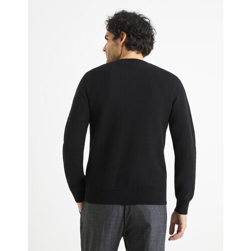 Celio Sweater Bepic with round neckline - Men Slike