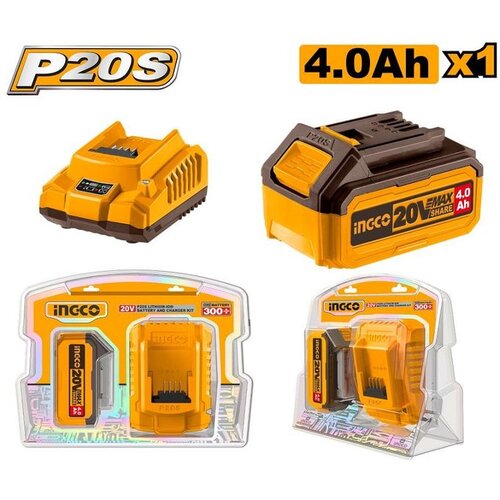 Ingco FBCPK1214E SET 4 AH + PUNJAČ SUPER Slike