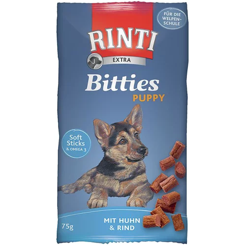Rinti Extra Bitties Puppy piščanec - Piščanec & govedina 75 g
