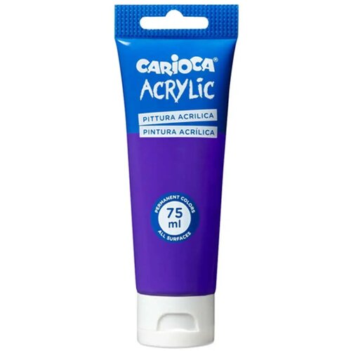 Carioca akrilna boja 75ml ljubičasta - Slike