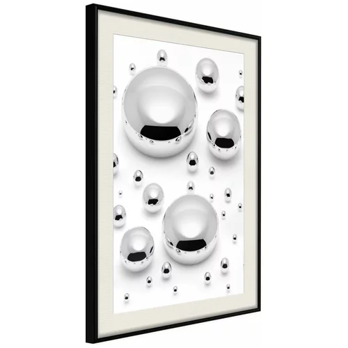  Poster - Silver Drops 40x60