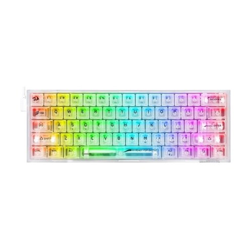 Redragon Mehanicka Gaming Tastatura Fizz K617 CT RGB White Slike