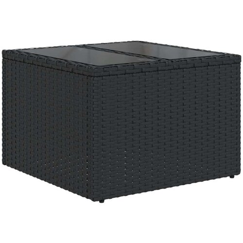 vidaXL 11-dijelni set vrtnih sofa od poliratana s jastucima crni Cijene