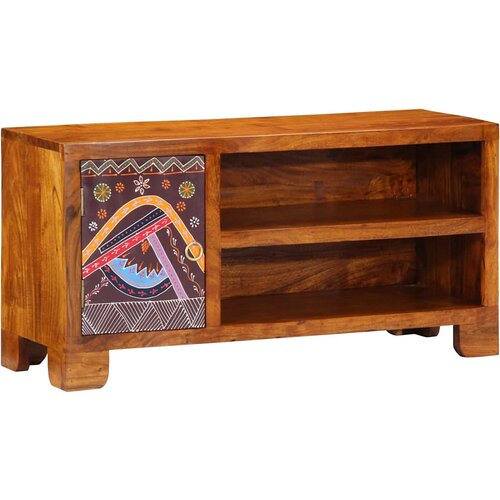 vidaXL TV omarica Multicolor 90x30x45 masivni les akacije, (21827788) Cene