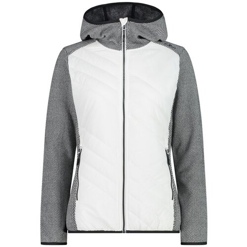 CMP woman jacket hybrid fix hood, ženska jakna a planinarenje, bela 33H5376 Slike
