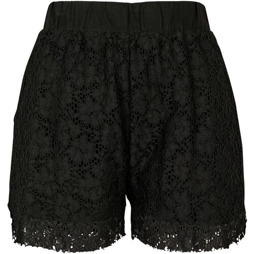 Urban Classics Women&amp;#039;s Laces Shorts - Black Slike