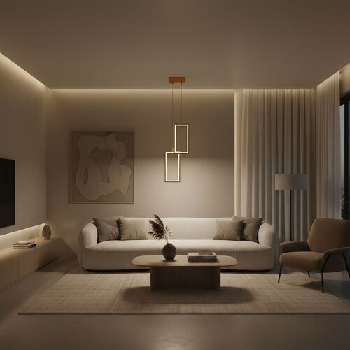 Toolight Viseća LED svjetiljka LHJ086-2CP GOLD Slike