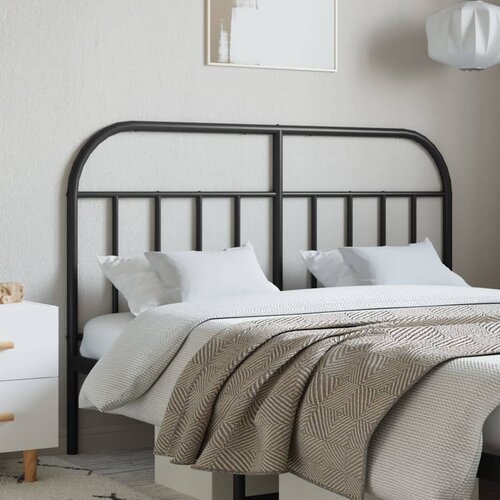 vidaXL Metalno uzglavlje crno 135 cm Cene