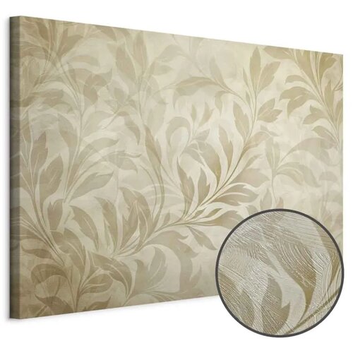  Slika - Botanical Motif with Leaves and Vines in Sand Colors 60x40 Premium Print Cijene