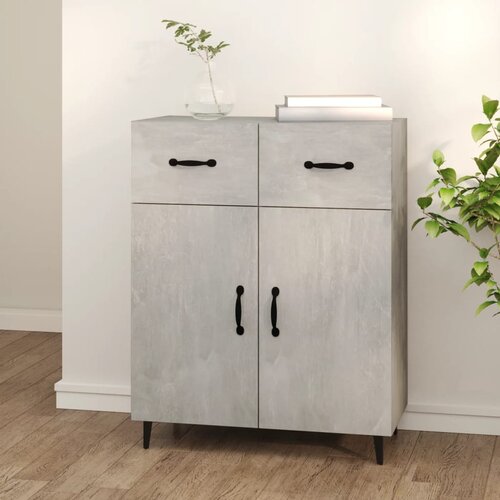  Komoda siva boja betona 69,5x34x90 cm od konstruiranog drva Cene