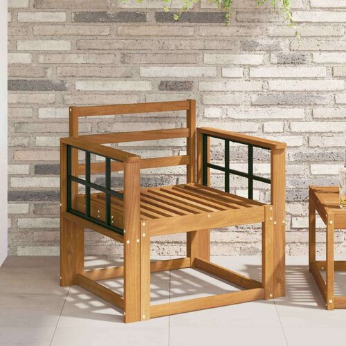  Set vanjskih sofa Čvrsto drvo akacije Prirodna Cene