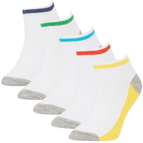 Defacto Boys' 5 Piece Cotton Booties Socks Slike