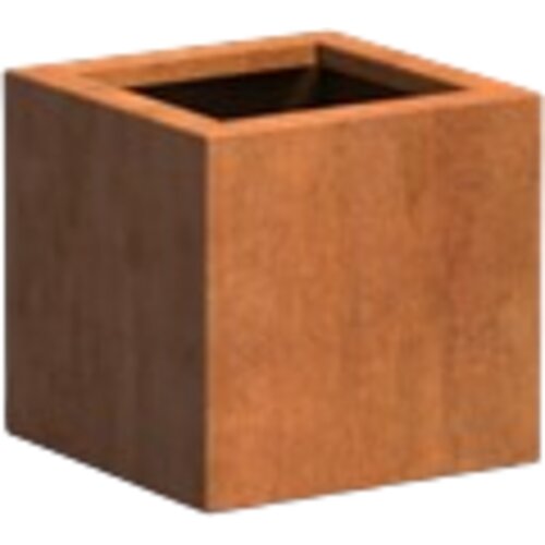 ADEZZ Korito za rastline Carrez iz jekla Corten - kvadratno - 40 x 40 x 40 cm Cene