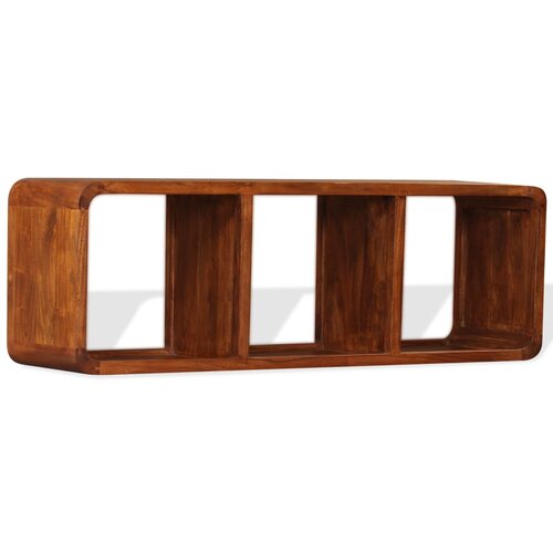 Maison Chic TV omarica - TV stojalo - Televizijska omarica trden les z medenim premazom 120x30x40 cm, (21699355) Slike