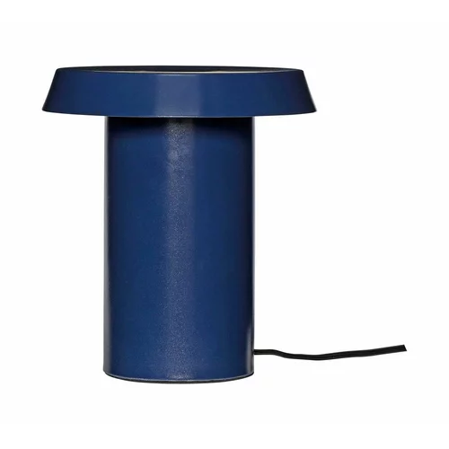 Hübsch Modra kovinska namizna svetilka Keen - Hübsch