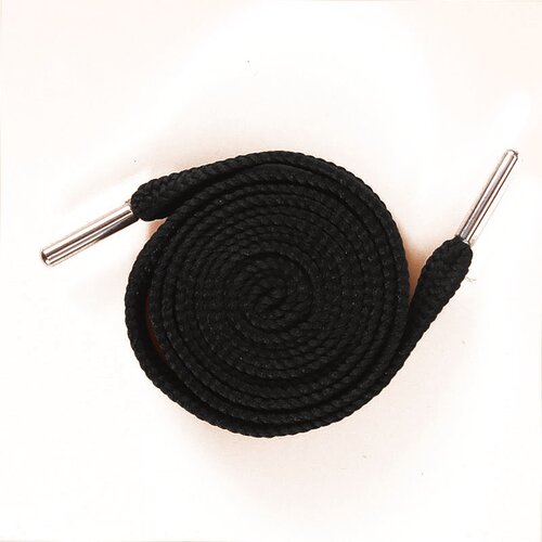 INF 120 cm vezalke z brezšivnimi kovinskimi konicami (2 para) Black, (21663766) Cene