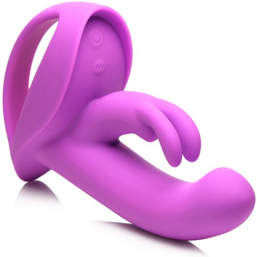 Inmi Come-Hither Rocker 10X Come Hither Silicone Vibrator Purple Cene