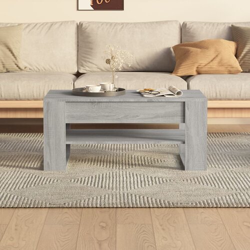  Stolić za kavu boja hrasta 102x55x45 cm konstruirano drvo Slike