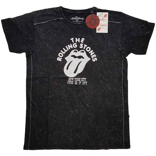 The Rolling Stones Majica NYC '75 Unisex Black M