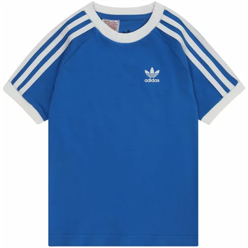 Adidas Majica '3-Stripes' kraljevo modra / bela