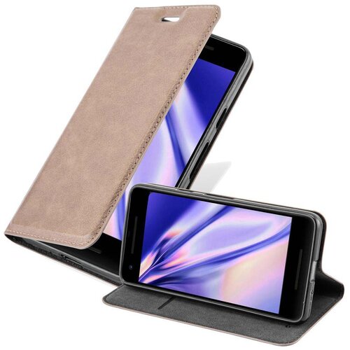 Cadorabo Ohi&scaron;je, združljivo z Google PIXEL 2 XL v kavovinsko rdeča - Za&scaron;čitni ovitek z magnetnim zapiranjem, stoječo funkcijo in režo za kartice, (20549983) Cene