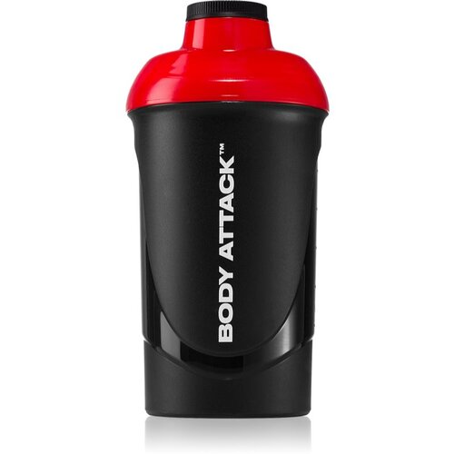 Body Attack Shaker sportski shaker bez BPA boja Black-Red 600 ml Cijene