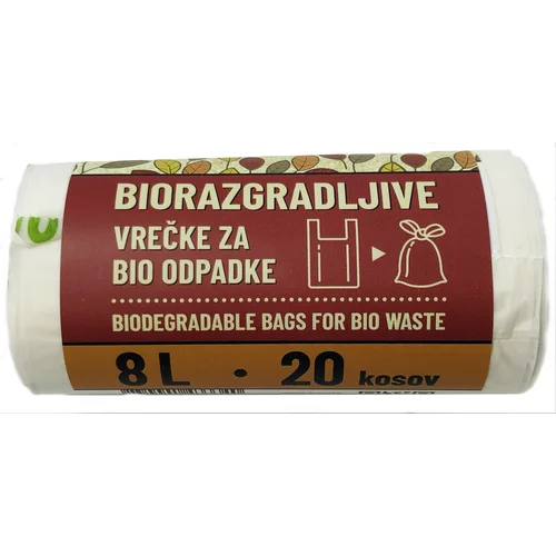 PISKAR Biorazgradljive vrečke za odpadke Piskar (8 l, 20 kos)