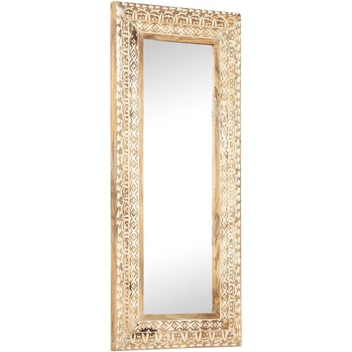 vidaXL Ručno izrezbareno ogledalo 110 x 50 x 2,6 cm masivno drvo manga Cijene