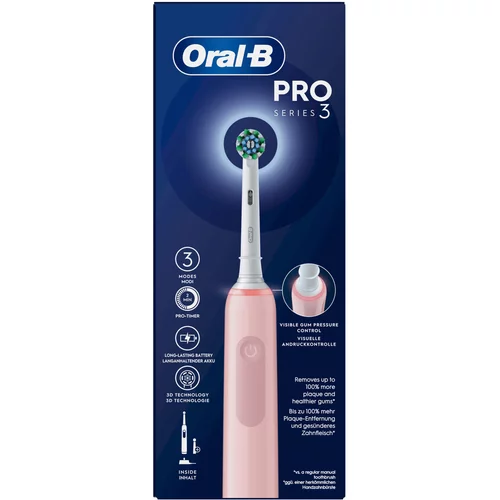 Oral-b Pro 3 3000 Cross Action Pink