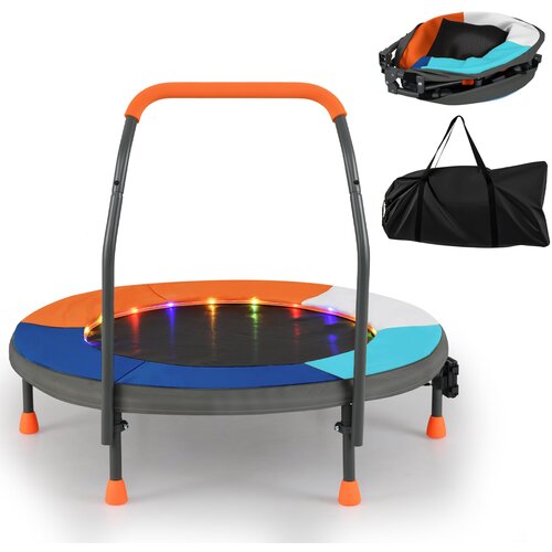 Costway Otro&amp;scaron;ka mini trampolina z ročajem in lučkami, (5000356049) Slike
