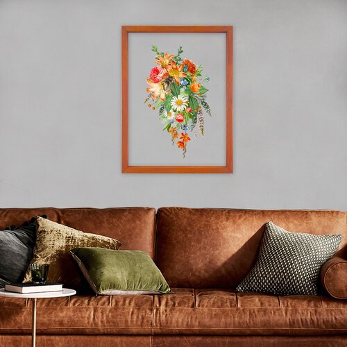 Wallity CAM86231 multicolor decorative framed painting Cene