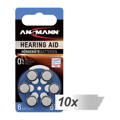 Ansmann 10x6 Zinc-Air 675 (PR44) Slike