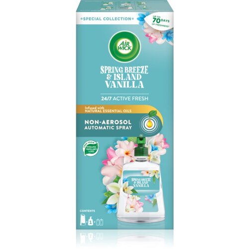 Air Wick Active Fresh Spring Breeze & Island Vanilla automatski osvježivač zraka s punjenjem 228 ml Cijene