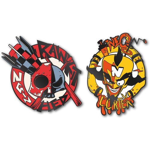Numskull Merchandise Crash Bandicoot 2020 1.2 Znački Slike