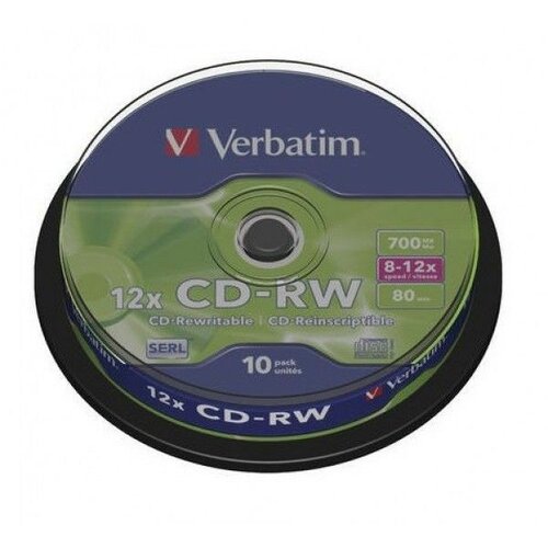 Verbatim CD-RW 700MB 8-12X 43480 disk Slike