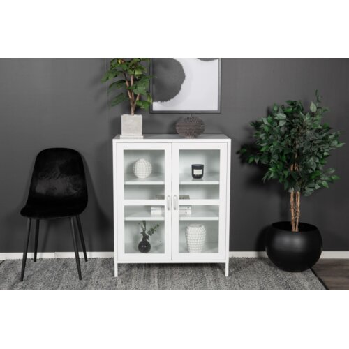 Venture Home vitrina Acero 43 &amp;times; 97 &amp;times; 80 cm, bijela Slike