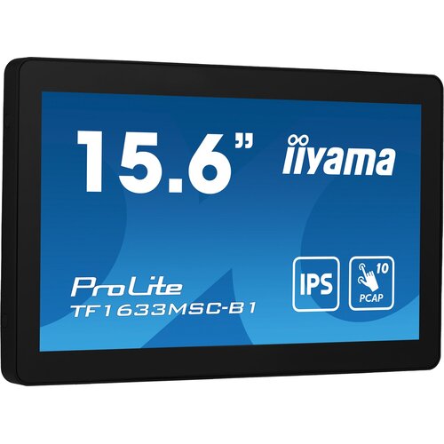 Iiyama ProLite TF1633MSC-B1 computer monitor 39.6 cm (15.6) 1920 x 1080 pixels Full HD Touchscreen Black Cijene
