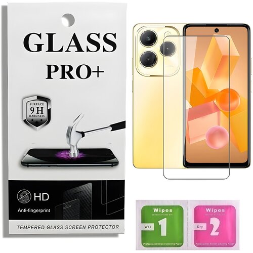  Pr&amp;eacute;mično za&amp;scaron;titno staklo 9D Izmael za Infinix Hot 40 - Prozirna KP33680 Slike