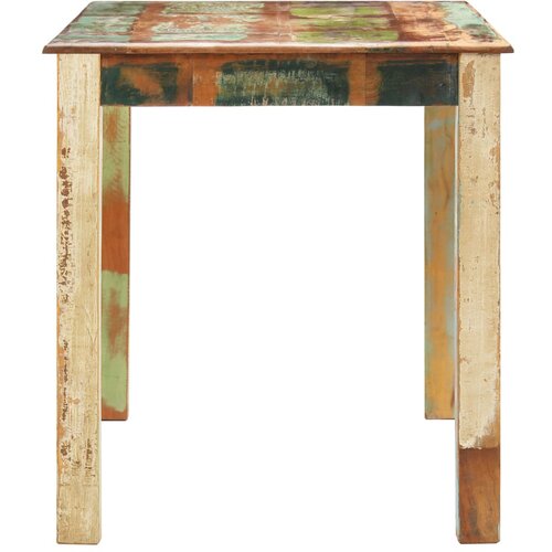  Blagovaonski stol od masivnog obnovljenog drva 140 x 70 x 76 cm Slike