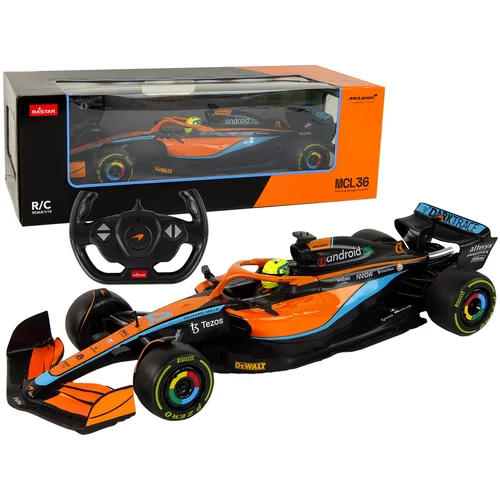  Licencirana formula na daljinsko upravljanje McLaren F1 1:12 R/C  - narančasta