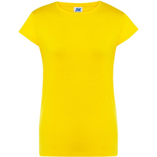  Ženska t-shirt majica kratki rukav r-neck gold Slike